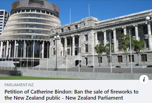 PLEASE SIGN TO BAN THE PUBLIC SALE OF FIREWORKS